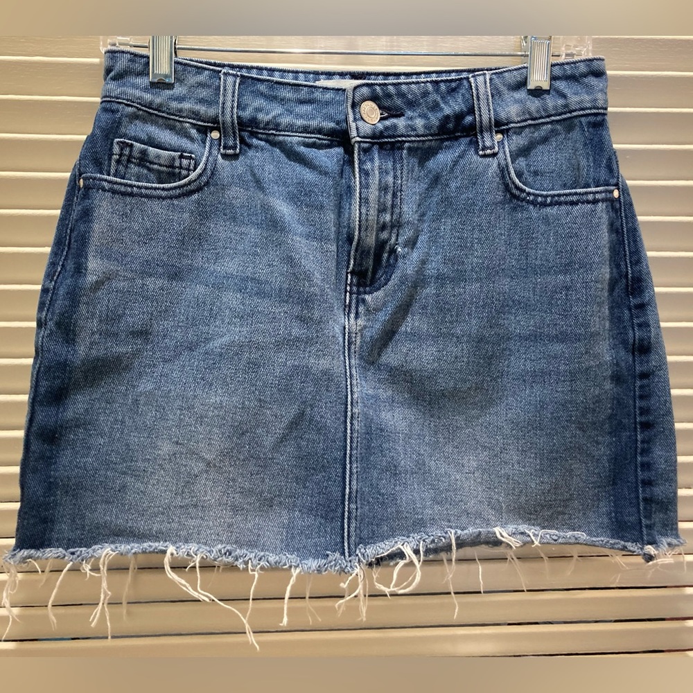 PACSUN RAW HEM DENIM SKIRT SZ 25